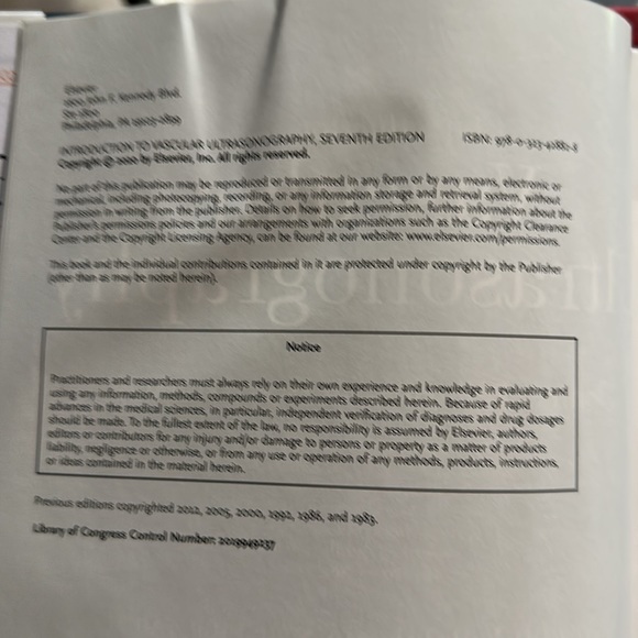 Textbook - Introduction to Vascular Sonography 7e - Picture 4 of 4